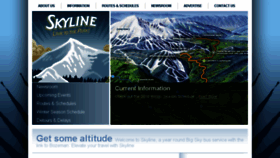 What Skylinebus.com website looked like in 2017 (6 years ago)