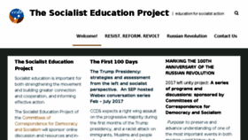 What Socialisteducation.org website looked like in 2017 (6 years ago)