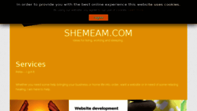 What Shemeam.com website looked like in 2017 (6 years ago)