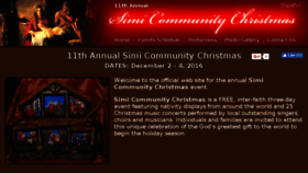 What Simicommunitychristmas.com website looked like in 2017 (6 years ago)