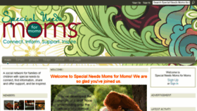 What Specialneedsmomsformoms.com website looked like in 2017 (6 years ago)