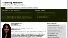 What Suzannejmatthews.com website looked like in 2017 (6 years ago)