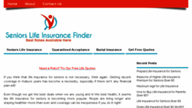 What Seniorslifeinsurancefinder.com website looked like in 2017 (6 years ago)