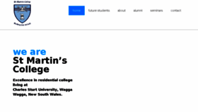 What Stmartinscollege.org website looked like in 2017 (6 years ago)