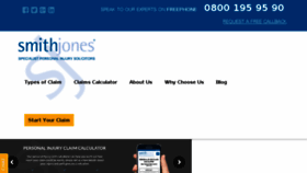 What Smithjonessolicitors.co.uk website looked like in 2017 (6 years ago)