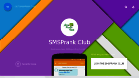 What Smsprank.club website looked like in 2017 (6 years ago)