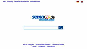 What Semager.de website looked like in 2017 (6 years ago)
