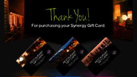What Synergygiftcard.com website looked like in 2017 (6 years ago)