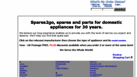 What Spares2go.co.uk website looked like in 2017 (6 years ago)