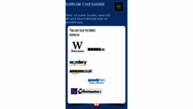 What Simoncheshire.co.uk website looked like in 2017 (6 years ago)