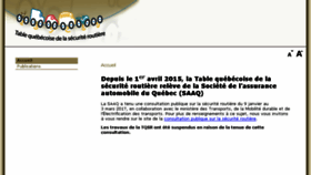What Securite-routiere.qc.ca website looked like in 2017 (6 years ago)