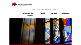What Sldmcatholicschool.org website looked like in 2017 (6 years ago)