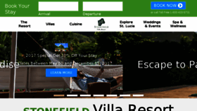 What Stonefieldresort.com website looked like in 2017 (6 years ago)