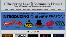 What Springlaketheatre.com website looked like in 2017 (6 years ago)