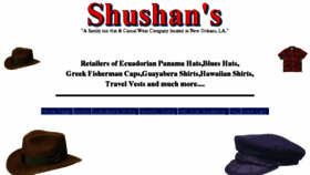 What Shushans.com website looked like in 2017 (6 years ago)