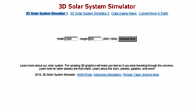 What Solarsystem.appzend.net website looked like in 2017 (6 years ago)