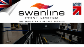 What Swanline.co.uk website looked like in 2017 (6 years ago)