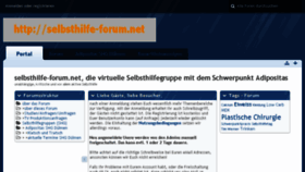 What Selbsthilfe-forum.net website looked like in 2017 (6 years ago)