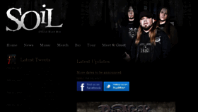 What Soiltheband.com website looked like in 2017 (6 years ago)