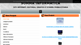 What Sommainformatica.it website looked like in 2017 (6 years ago)