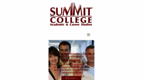 What Summitcollege.ca website looked like in 2017 (6 years ago)