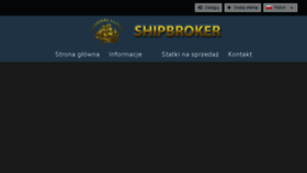 What Shipbroker.pl website looked like in 2017 (6 years ago)