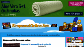 What Simpsonaionline.net website looked like in 2017 (6 years ago)