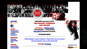 What Sacjazz.org website looked like in 2017 (6 years ago)