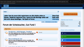 What Sondenforum.de website looked like in 2017 (6 years ago)