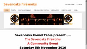 What Sevenoaksfireworks.co.uk website looked like in 2017 (6 years ago)