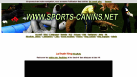 What Sports-canins.net website looked like in 2017 (6 years ago)