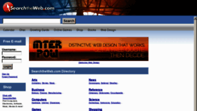 What Searchtheweb.com website looked like in 2017 (7 years ago)