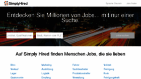 What Simplyhired.ch website looked like in 2017 (6 years ago)