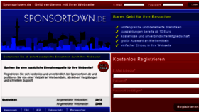 What Sponsortown.de website looked like in 2017 (6 years ago)