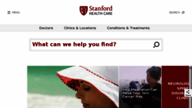 What Stanfordmed.org website looked like in 2017 (6 years ago)