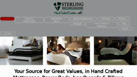 What Sterlingmattress.com website looked like in 2017 (6 years ago)