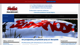 What Solidarnoscczestochowa.pl website looked like in 2017 (6 years ago)