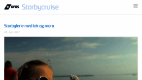 What Storbycruise.no website looked like in 2017 (6 years ago)