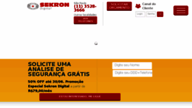 What Sekrondigital.com.br website looked like in 2017 (6 years ago)