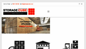 What Storagecube.co.za website looked like in 2017 (6 years ago)