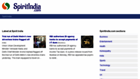 What Spiritindia.com website looked like in 2017 (6 years ago)