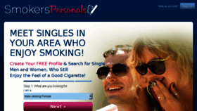 What Smokerspersonals.com website looked like in 2017 (6 years ago)