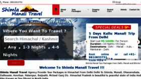 What Shimlamanalitravel.com website looked like in 2017 (6 years ago)