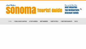 What Sonomatouristguide.com website looked like in 2017 (6 years ago)