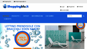 What Shoppingblu.it website looked like in 2017 (6 years ago)
