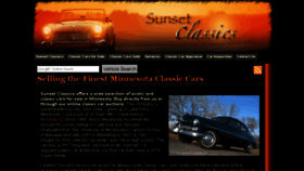 What Sunsetclassics.com website looked like in 2017 (6 years ago)