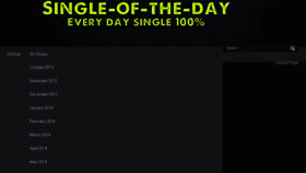 What Single-of-the-day.com website looked like in 2017 (8 years ago)