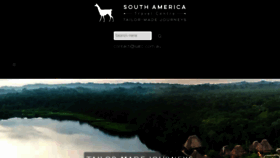 What Southamericatravelcentre.com.au website looked like in 2017 (6 years ago)