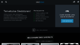 What Sledstore.fi website looked like in 2017 (6 years ago)