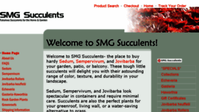 What Smgsucculents.com website looked like in 2017 (6 years ago)